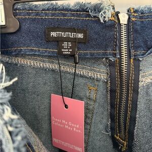 NWT Pretty Little Thing denim skirt